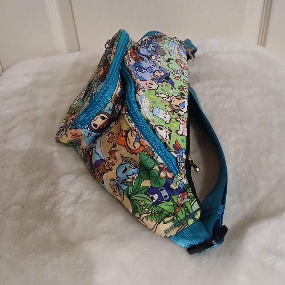 JuJuBe x tokidoki Fantasy Paradise Hipster, Hippie fanny pack, bum bag - Picture 4 of 8